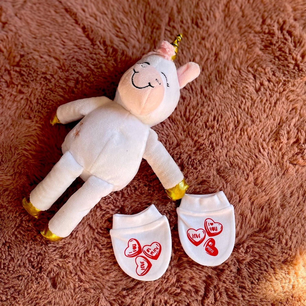 Valentine's Baby Mittens